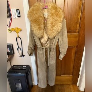 Vintage Suede Penny Lane Coat